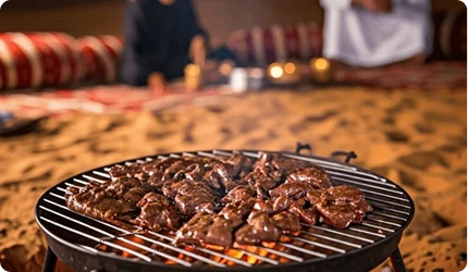 private dubai desert safari with bbq dinner