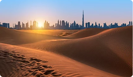 dubai desert safari pick up from shj ajman and ras al khaimah