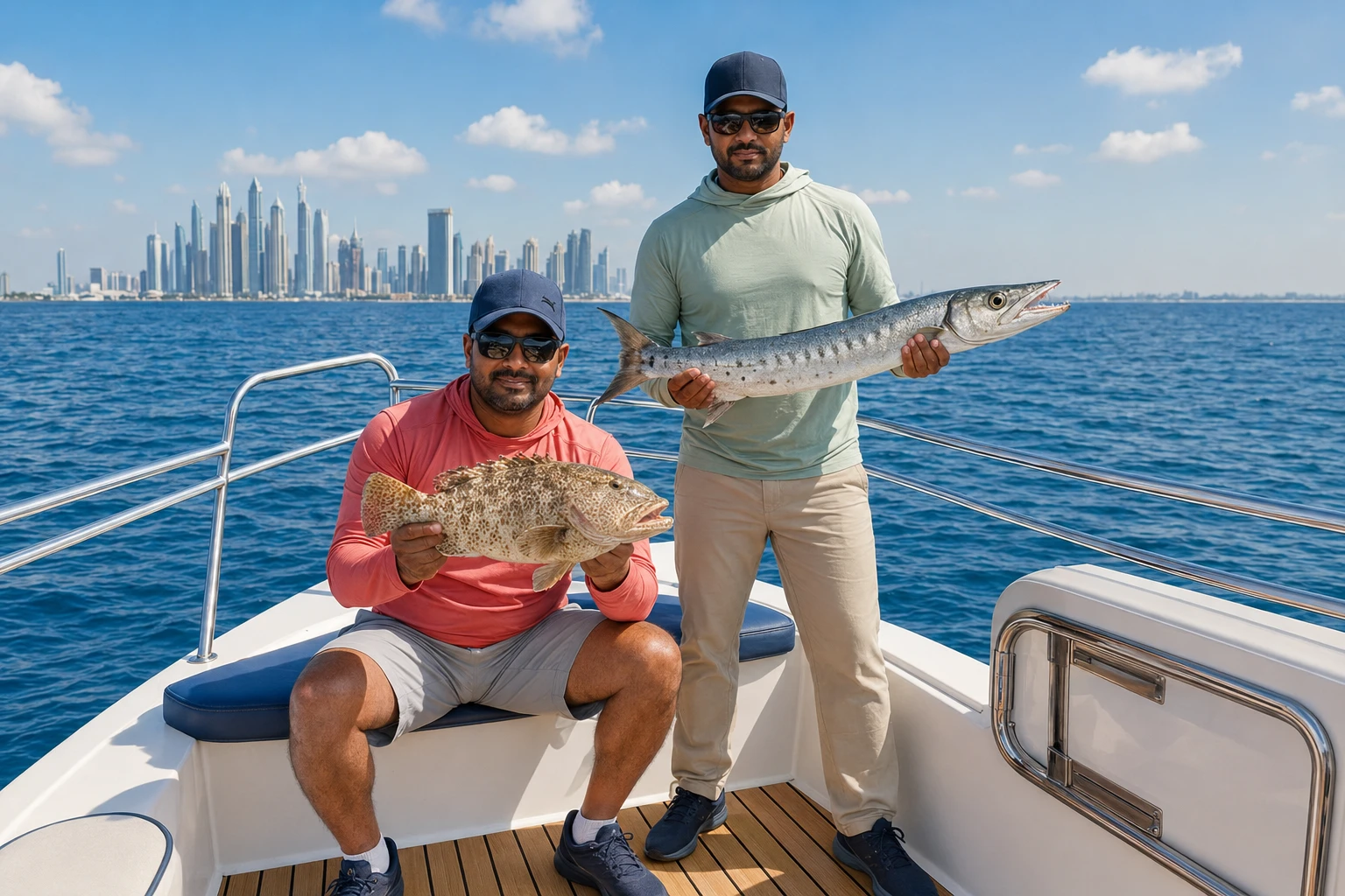 ubai Deep Sea Fishing Tour with Open Ocean View